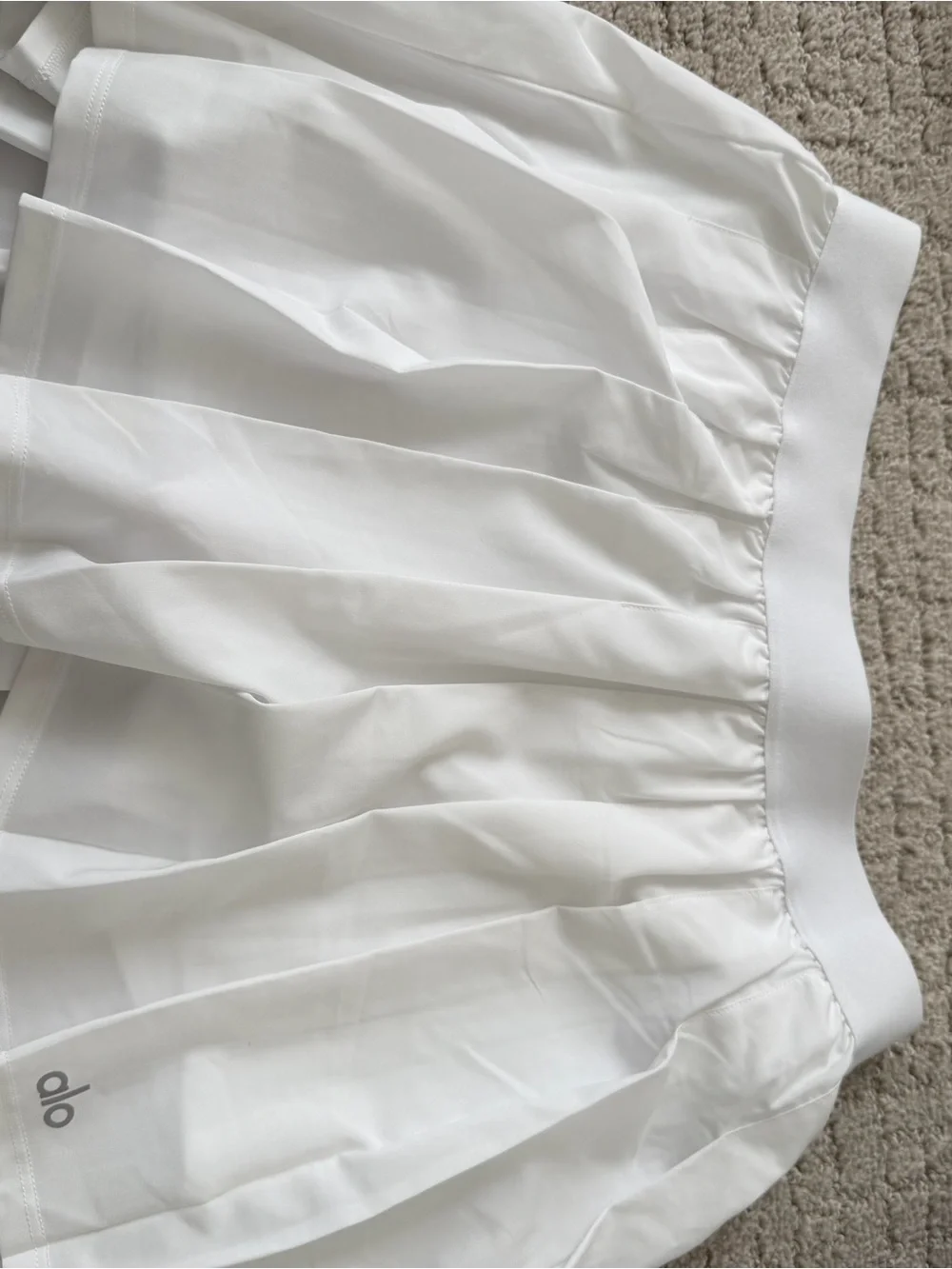 ALO Yoga Women's White Athletic Tennis Skort